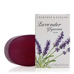 Crabtree & Evelyn Glycerin Soap Lavender 3.5 Oz