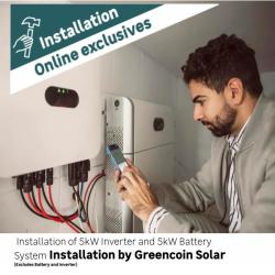 Service Description: Installation Of 5KW Inverter And 5KW Battery System