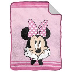 Disney Minnie 'all About The Bow' Sherpa Throw