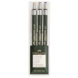 Faber-Castell Tk-fine Lead Pencil Wallet Set Pack Of 3: 0.35MM 0.5MM Pencil 0.7MM Pencil