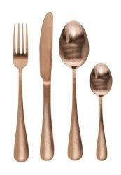 Rose Gold Stainless Steel Cutlery Set 24 Piece Pack