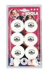 Joola Rossi 3-STAR Table Tennis Balls 6 Pack - White