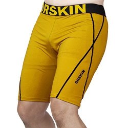 Drskin Compression Cool Dry Sports Tights Pants Shorts Baselayer Running Leggings Rashguard Men DYE064 XL