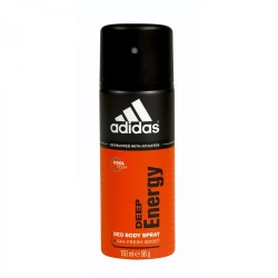 Adidas Mens Deo Body Spray Deep Energy 150ml