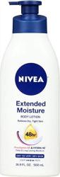 Nivea Extended Moisture Body Lotion 16.9 Oz Pack Of 4
