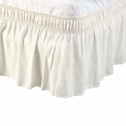 Xuan Dian White Bed Skirts Full Size Bed Ruffle Skirts Dust Ruffle With Bed Skir 