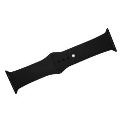 Black 38MM M l Silicone Strap Compatible With Apple Watch