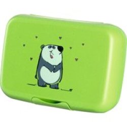 Lunchbox For Children: Bpa-free Bambini Green Panda