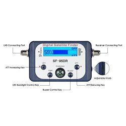 Baugger Digital Satellite Signal Meter Finder Meter With Lcd Display Digital Satfinder With Compass