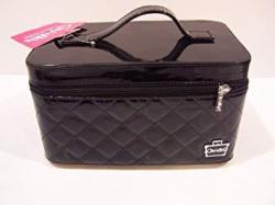 Caboodles I Candy Makeup Cosmetic Train Case Black Patent