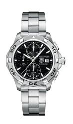 Tag Heuer Men's CAP2110.BA0833 Aquaracer Black Chronograph Dial Watch