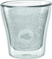 Tumblers Clear Glass Double-wall For Hot & Cold Drinks Duo 85ML X2