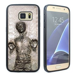 Vonder S7 Edge Case Han Solo Frozen In Carbonite Black Rubber Case Cover For Samsung Galaxy S7 Edge