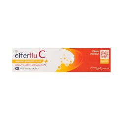 Efferflu C Immune Booster Plus Citrus Flavoured Effervecent Tablets 20 Pcs