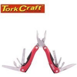 Multitool Red With Nylon Pouch In Blister