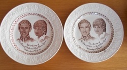 Charles And Diana Commemorative Plates X 2 One Lot