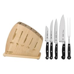 Century Knife Block Set With Wooden Holder - 6 Pieces