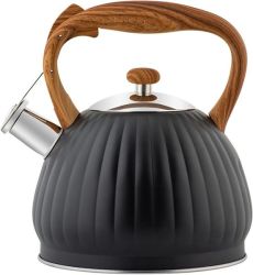 Pumpkin Shape Stainless Steel Whistling Teapot