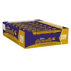 Caramello Chocolate Candy Bar Milk Chocolate Filled With Caramel 2.7 Ounce Package Pack Of 18