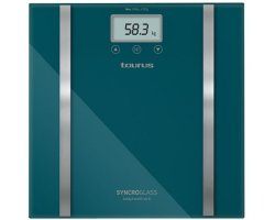 Taurus Bathroom Scale Battery Operated Glass Teal 180KG 3V "syncro Glass