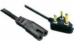 Standard Figure 8 Power Cable 1.8M-STANDARD Power Cable With 3-PRONG Plug On One End And Figure Of 8 Connector On The Other Oem