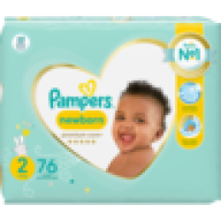 Pampers Premium Care New Baby-dry Size 2 3-8KG Diapers 76 Pack