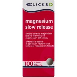 Clicks Magnesium Slow Release 100 Tablets