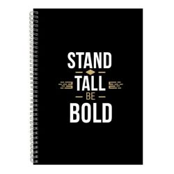 Tall A4 Notebook Spiral Lined Hip Hop Bear Lovers Graphic Notepad Gift 191