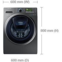Samsung WW12K8412OX 12kg Washing Machine with AddWash