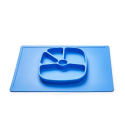 Babe-Eeze 2 in 1 Silicone Bowl & Placemats in Blue