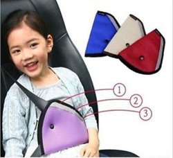 Car Child Safety Cover Shoulder Harness Strap Adjuster Kid Seat Belt Pad Clip