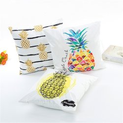 Honana WX-D8 45X45CM Silk Soft Fashionable Fruit Throw Pillow Case Waist Cushio