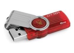 Kingston DataTraveler 101 G2 8GB USB 2.0 Flash Drive in Red