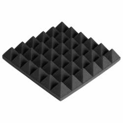 Acoustic Panel 300 X 300 Pyramid - Dark Grey 12 Pieces