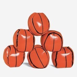 12 Vinyl Basketball Kick Balls
