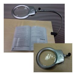 Large Len Lighted Lamp Desk Magnifying Glass LED Light