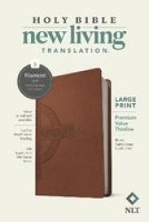 Nlt Large Print Premium Value Thinline Bible Filament - Tyndale Hardcover