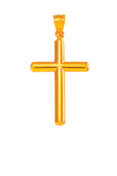 9 Carat Gold Plain Cross
