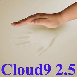 Cloud9 2.5 Visco Elastic Memory Foam Mattress Topper