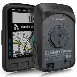 Tusita Case For Wahoo Elemnt Roam - Soft Silicone Protective Cover - Cycling Gps Navigation Accessories Black
