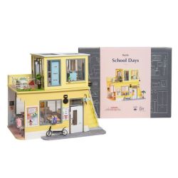 Diy Miniature House Kit With LED Light - The Encounter Cafe