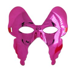 Pink Butterfly Womens Masquerade Mask