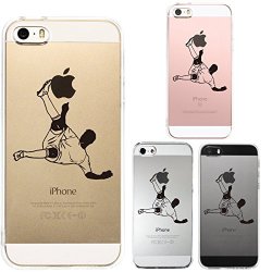 Iphone Se IPHONE5S 5 Shell Case Anti-scratch Clear Back For Iphone Se Iphone 5S 5 Soccer Overhead Kick