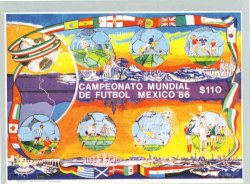 Mexico 1986 Football Soccer World Cup Unmounted Mint Miniature Sheet
