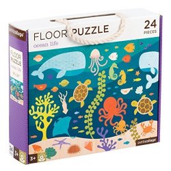 Petit Collage Floor Puzzle Ocean Life Friends 24 Pieces