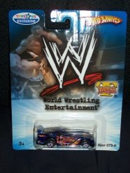 Hot Wheels Wwe World Wrestling Entertainment Toys R Us Exclusive Booker T Dodge Viper Gts-r