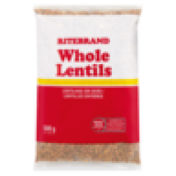 Whole Brown Lentils 500G