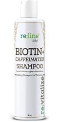 Biotin Shampoo For Hair Growth - Caffeine Hair Loss Treatment Natural Shampoo For Thinning Hair Thickening - Coconut + Argan Oil - Safe On