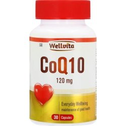 Wellvita 120MG COQ10 Everyday Wellbeing Capsules 30 Capsules