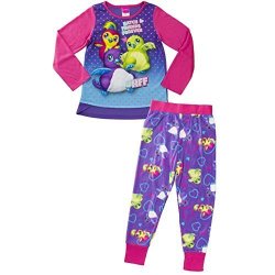 Hatchimals Little Girls' 2-PC Pajama Set Long Sleeve W pant Pnkpur 10 12